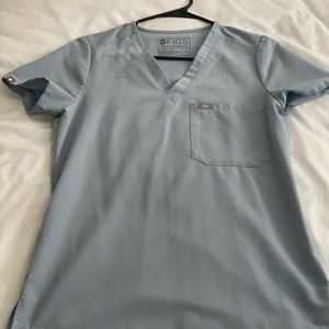 RARE WEAR FIGS DUSTY BLUE CATARINA XS